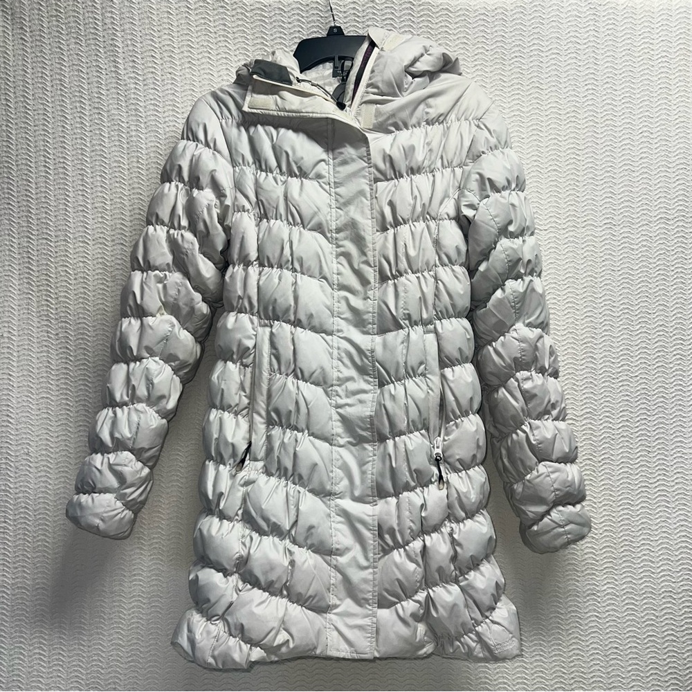 sierra designs / long flex down puffer jacket with goose filled in agate color